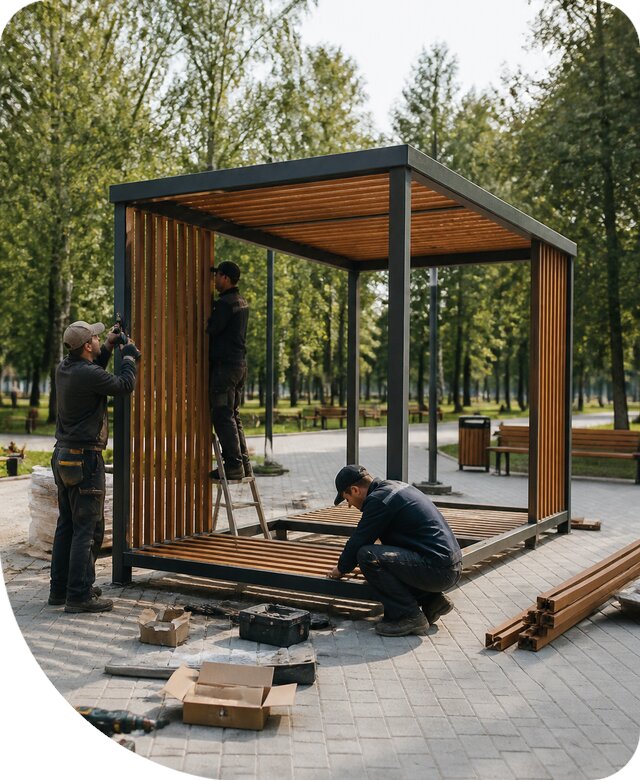Изготовление и монтаж МАФ для парков под ключ в Курчатове